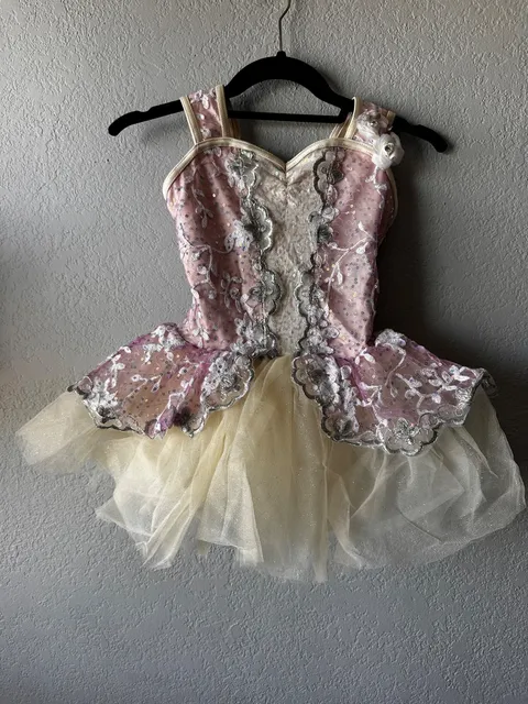 Pink Sequin Tutu Dance Dress, Weissman one-piece