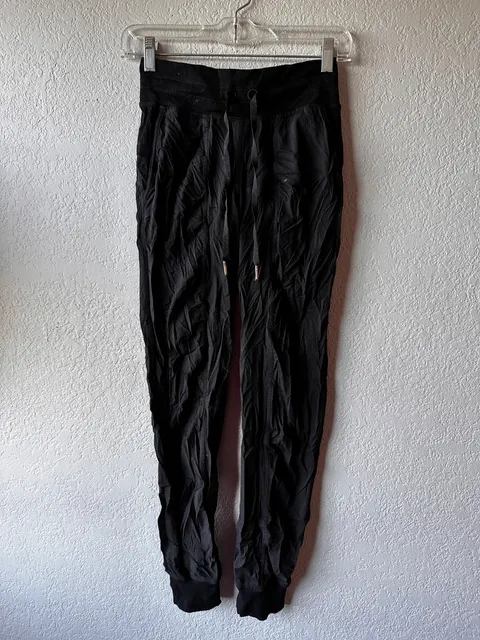Black Nylon Jogger Pants, Lululemon one-piece